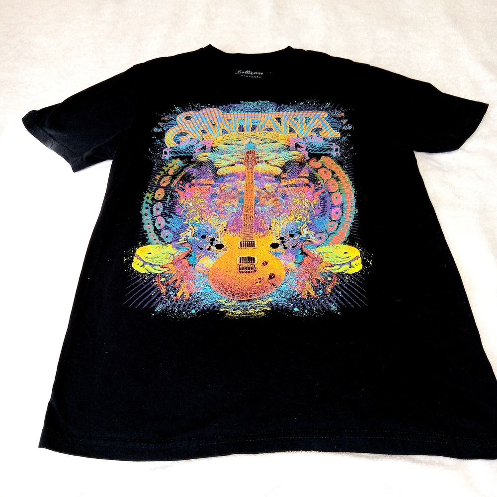 Santana "Spiritual Soul" T-Shirt Collective Consciousness Awakening Sz M Trippy - Picture 3 of 12